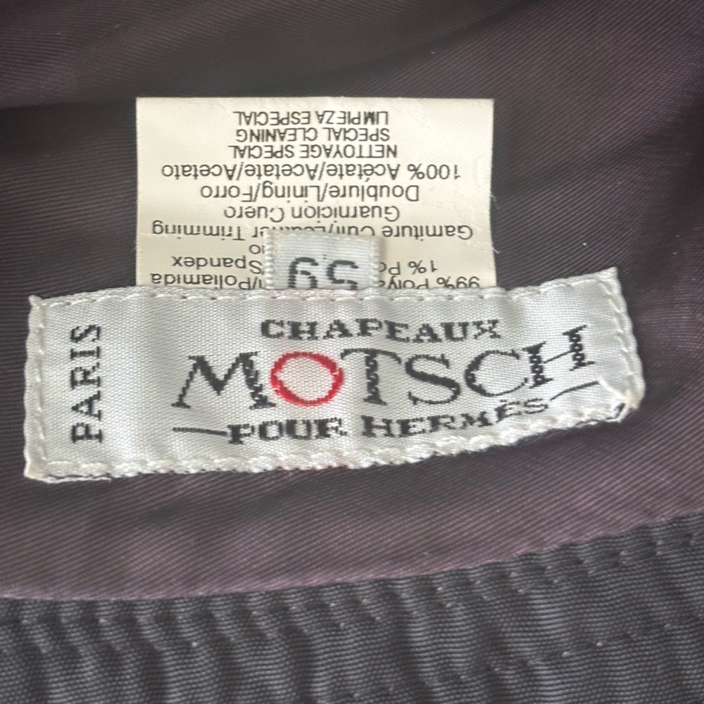 ✨HERMES Black Bucket Hat CHAPEAUX MOTSCH SZ 59 Zip Top Excellent Condition RARE! - Picture 6 of 13